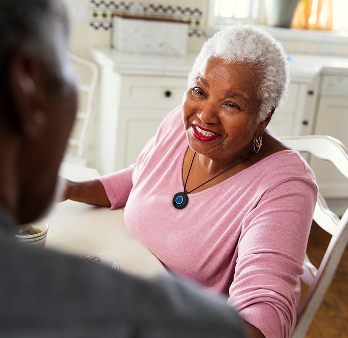 Woman-wearing-HomeSafe-Cellular